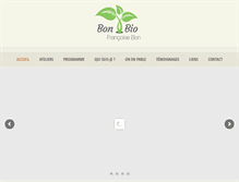 Tablet Screenshot of bon-bio.fr