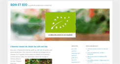 Desktop Screenshot of bon-bio.com